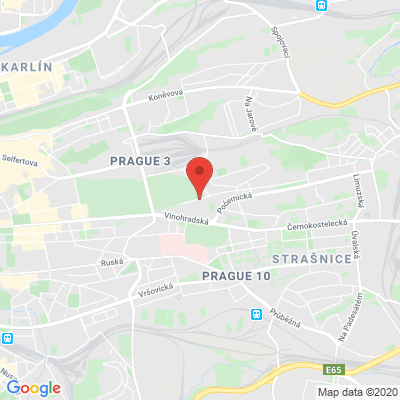 Google map: Izraelská 3160/6, Praha
